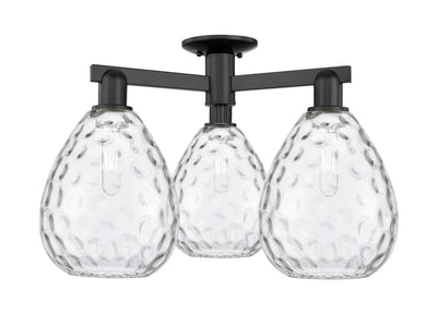Arcadia Semi-Flush Mount Cast Brass