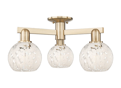Arcadia Semi-Flush Mount Brushed Satin