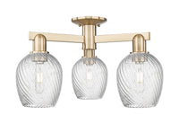 Arcadia Semi-Flush Mount Brushed Nickel