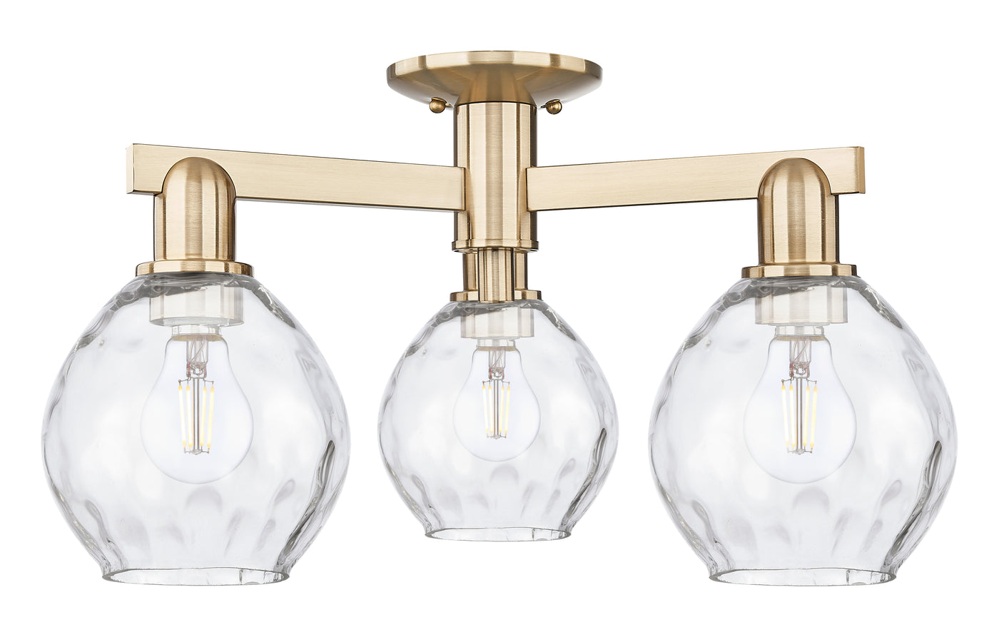 Arcadia Semi-Flush Mount Brushed Nickel