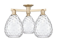 Arcadia Semi-Flush Mount Cast Brass