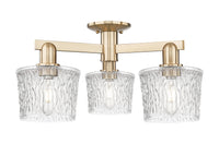 Arcadia Semi-Flush Mount Brushed Satin Nickel
