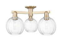 Arcadia Semi-Flush Mount Brushed Satin Nickel