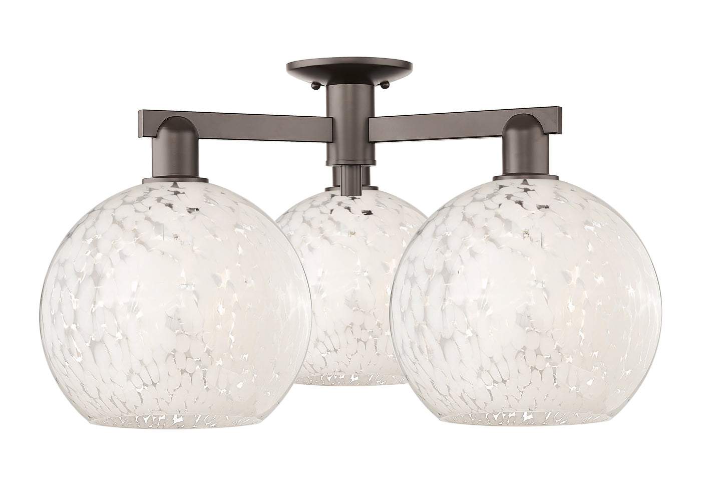 Arcadia Semi-Flush Mount Brushed Nickel