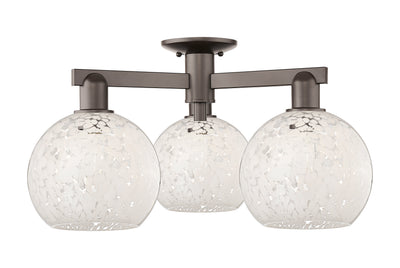 Arcadia Semi-Flush Mount Brushed Nickel