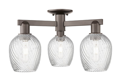 Arcadia Semi-Flush Mount Brushed Nickel