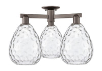 Arcadia Semi-Flush Mount Cast Brass