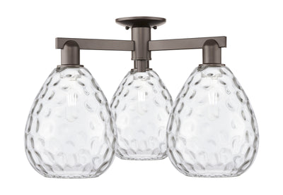 Arcadia Semi-Flush Mount Cast Brass