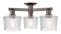 Arcadia Semi-Flush Mount Brushed Satin Nickel