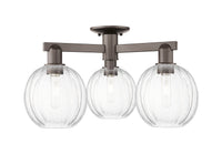 Arcadia Semi-Flush Mount Brushed Satin Nickel