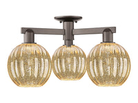 Arcadia Semi-Flush Mount Brushed Satin Nickel