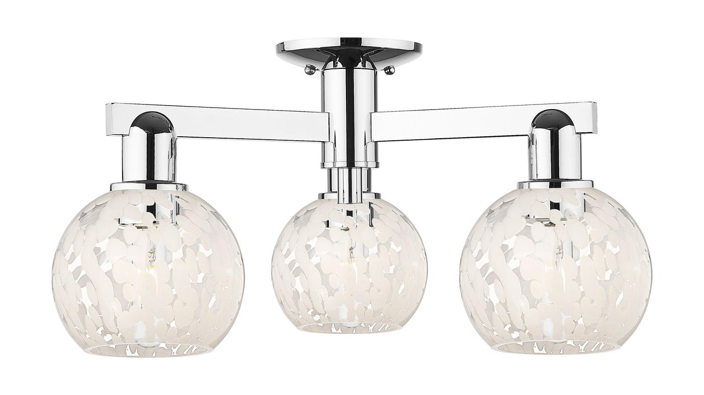 Arcadia Semi-Flush Mount Brushed Satin