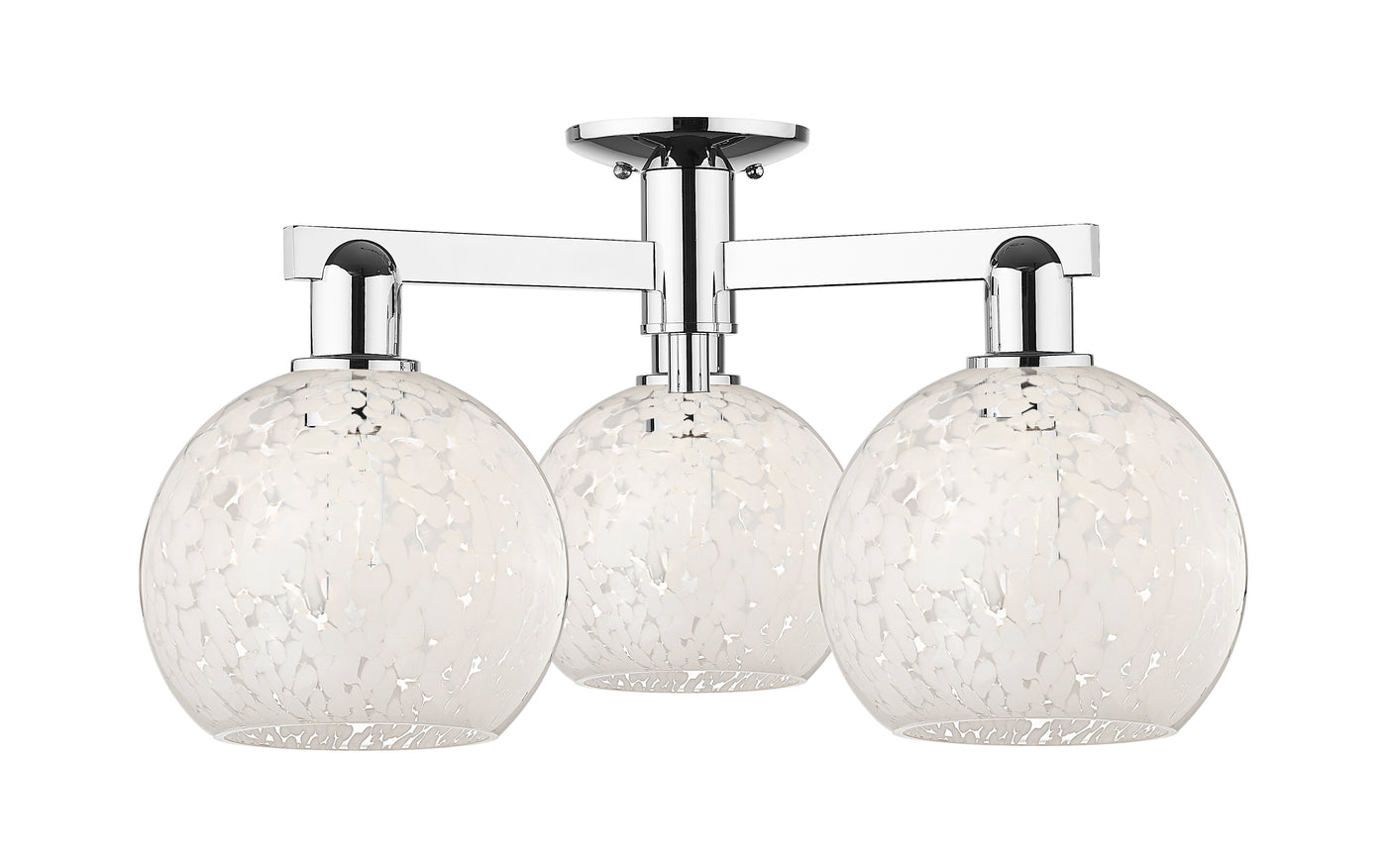 Arcadia Semi-Flush Mount Brushed Nickel