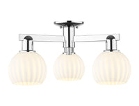 Arcadia Semi-Flush Mount Brushed Satin Nickel