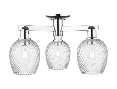 Arcadia Semi-Flush Mount Brushed Nickel