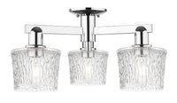 Arcadia Semi-Flush Mount Brushed Satin Nickel