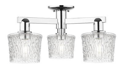 Arcadia Semi-Flush Mount Brushed Satin Nickel