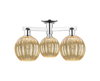 Arcadia Semi-Flush Mount Brushed Satin Nickel