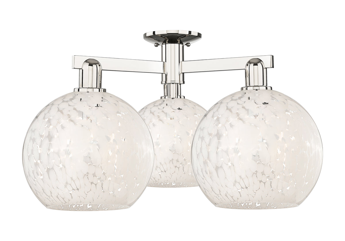 Arcadia Semi-Flush Mount Brushed Nickel