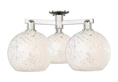 Arcadia Semi-Flush Mount Brushed Nickel