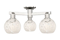 Arcadia Semi-Flush Mount Brushed Satin