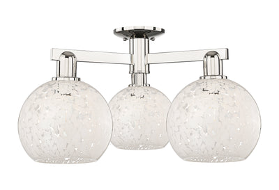 Arcadia Semi-Flush Mount Brushed Nickel