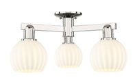 Arcadia Semi-Flush Mount Brushed Satin Nickel