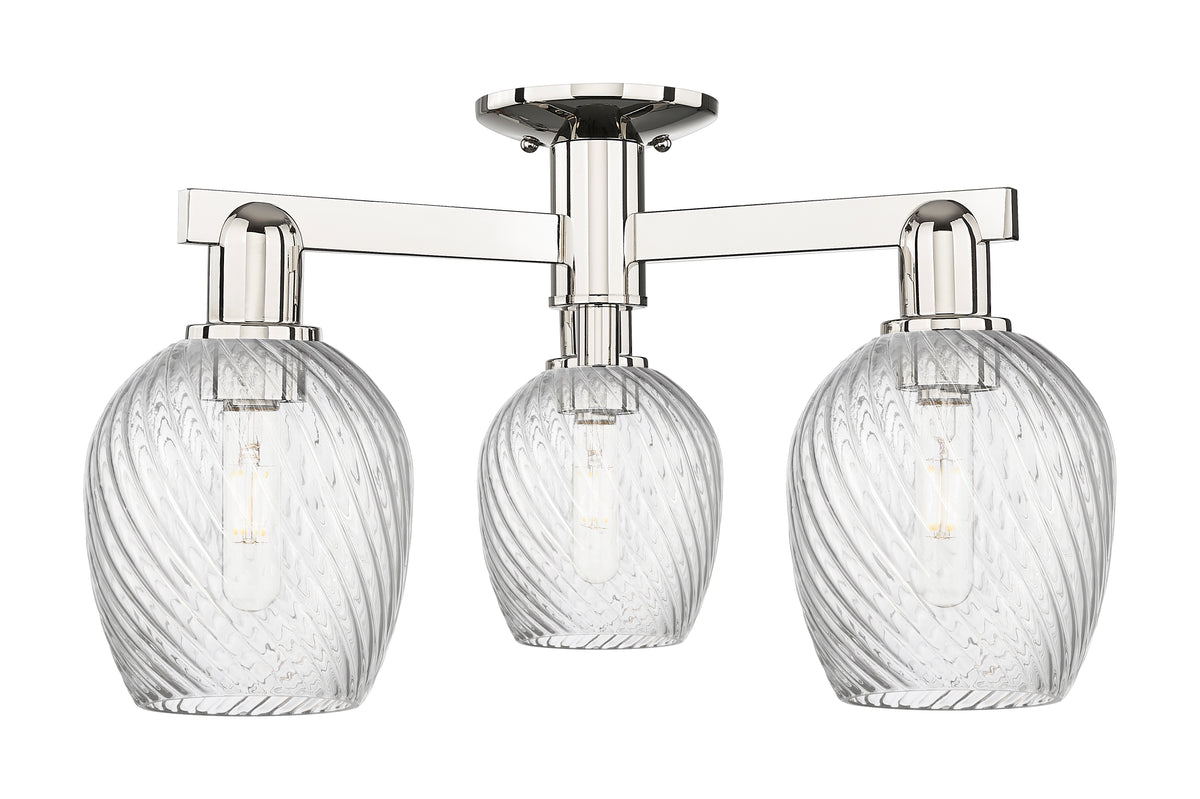 Arcadia Semi-Flush Mount Brushed Nickel