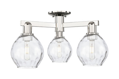 Arcadia Semi-Flush Mount Brushed Nickel