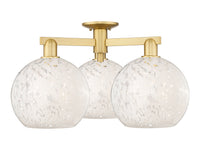 Arcadia Semi-Flush Mount Brushed Nickel