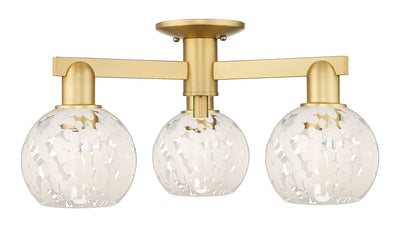 Arcadia Semi-Flush Mount Brushed Satin