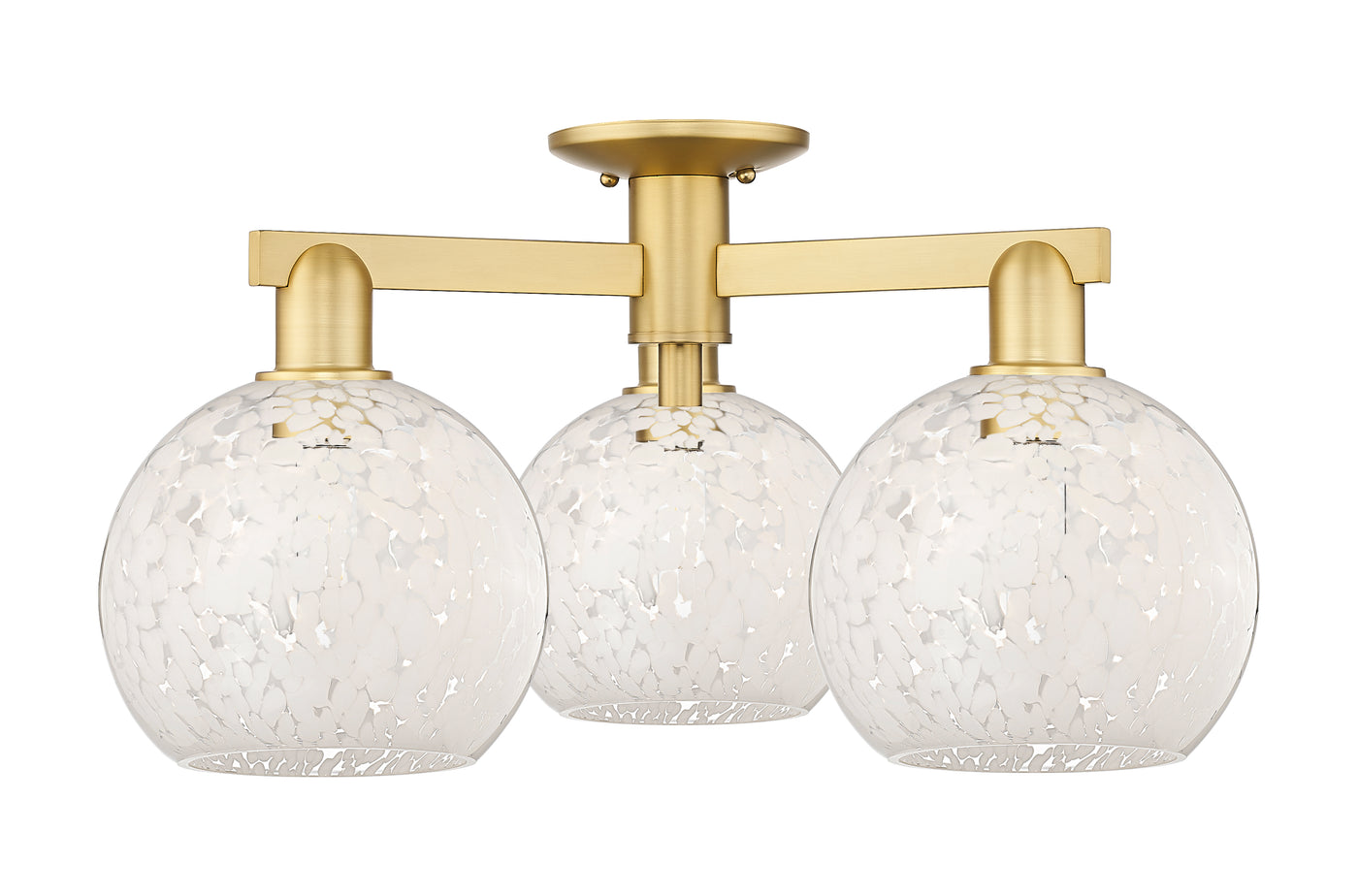Arcadia Semi-Flush Mount Brushed Nickel