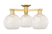 Arcadia Semi-Flush Mount Brushed Nickel