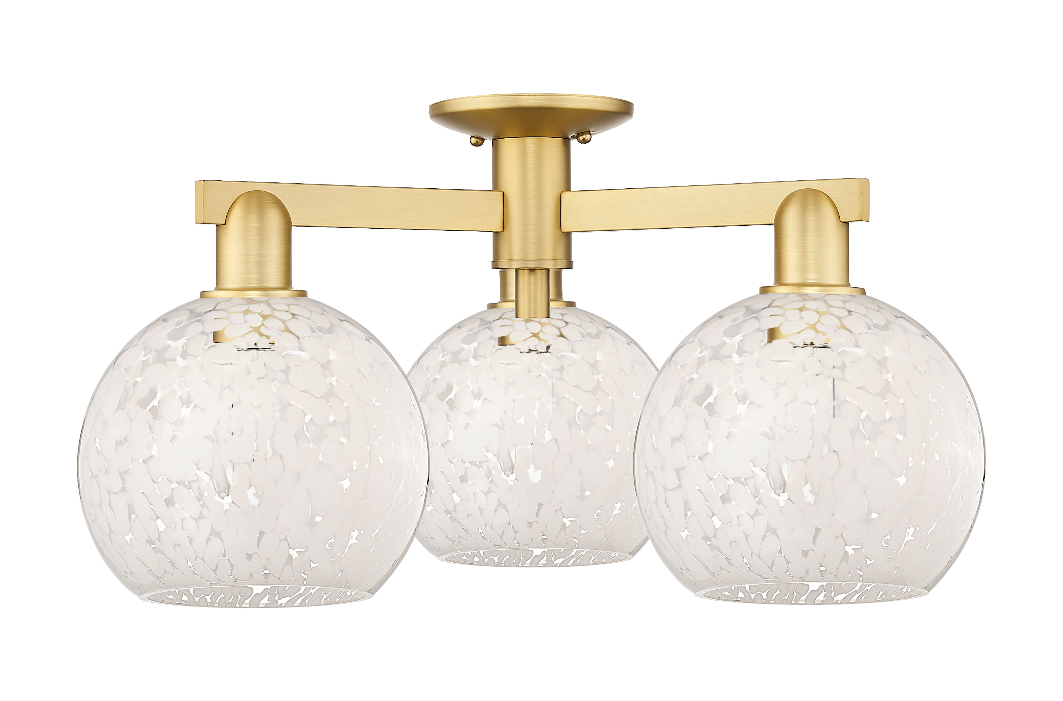 Arcadia Semi-Flush Mount Brushed Nickel