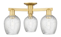 Arcadia Semi-Flush Mount Brushed Nickel