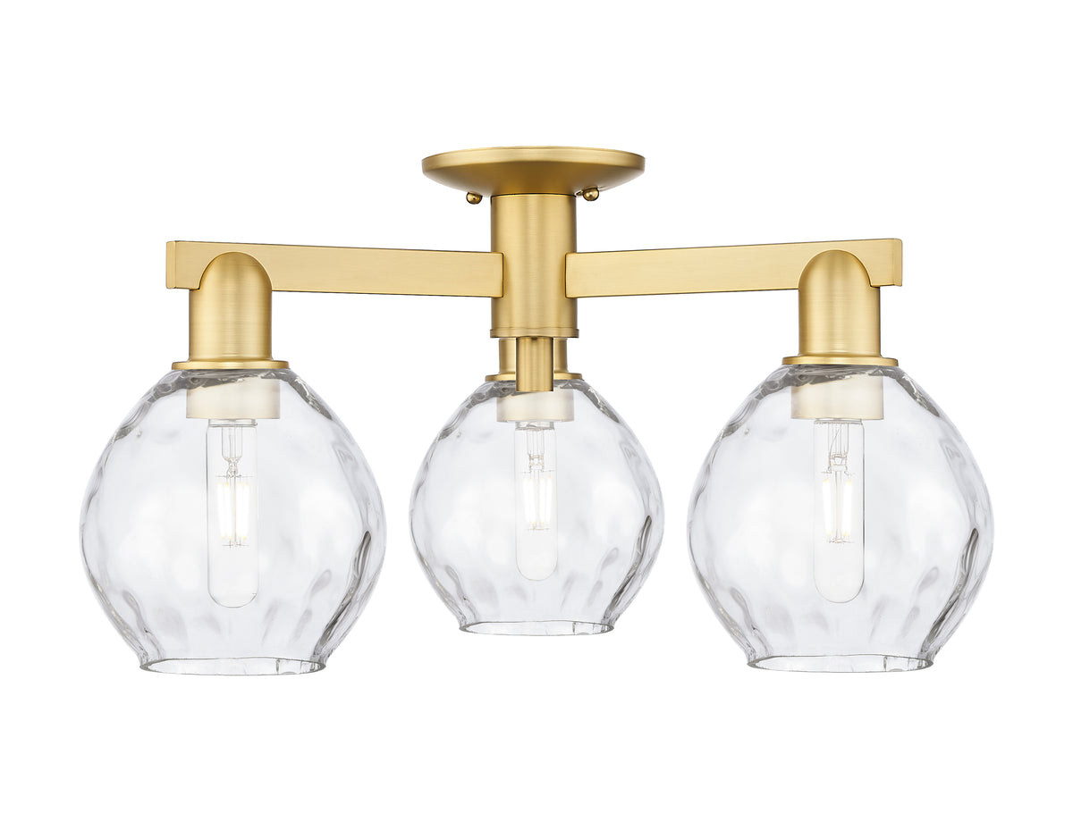 Arcadia Semi-Flush Mount Brushed Nickel