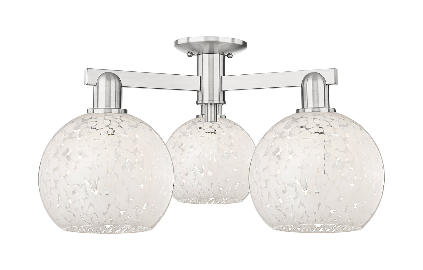 Arcadia Semi-Flush Mount Brushed Nickel