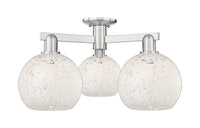 Arcadia Semi-Flush Mount Brushed Nickel