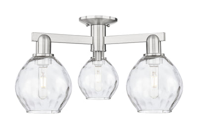 Arcadia Semi-Flush Mount Brushed Nickel
