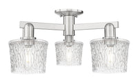Arcadia Semi-Flush Mount Brushed Satin Nickel