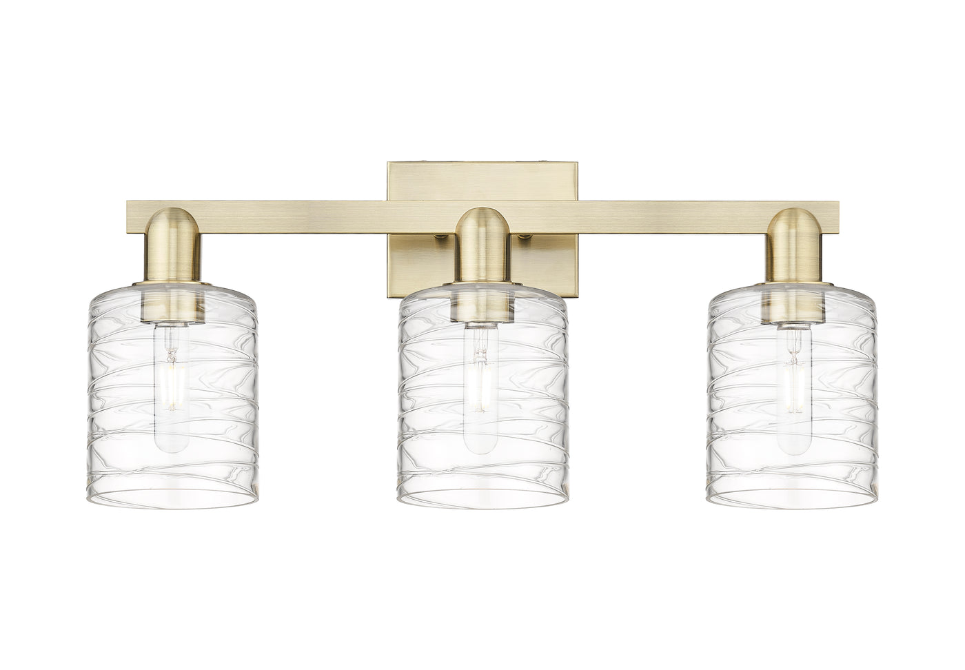 Arcadia Bath Vanity Light Cast Brass Finish