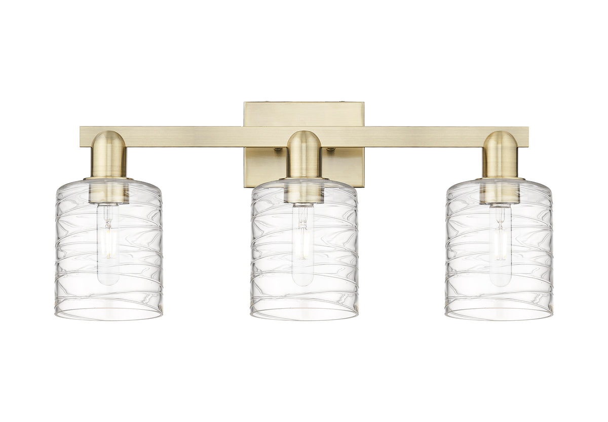 Cobbleskill 24-Inch 3-Light Bath Vanity Light Dimmable