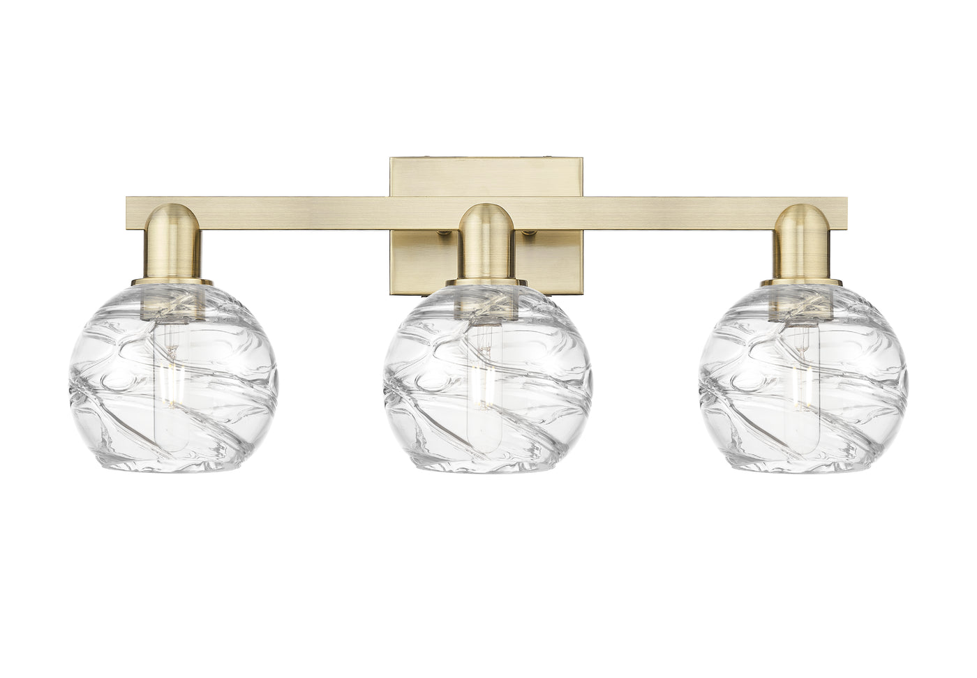 Arcadia Bath Vanity Light 24 Inch Brass