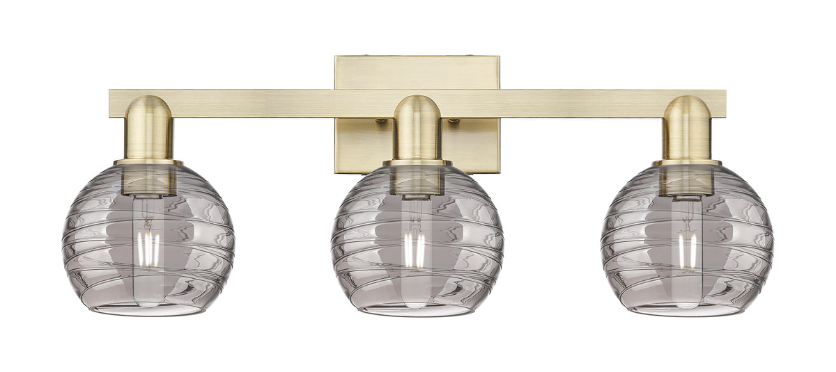 Athens Deco Swirl 26-Inch 3-Light Bath Vanity Light 9.875-Inch High