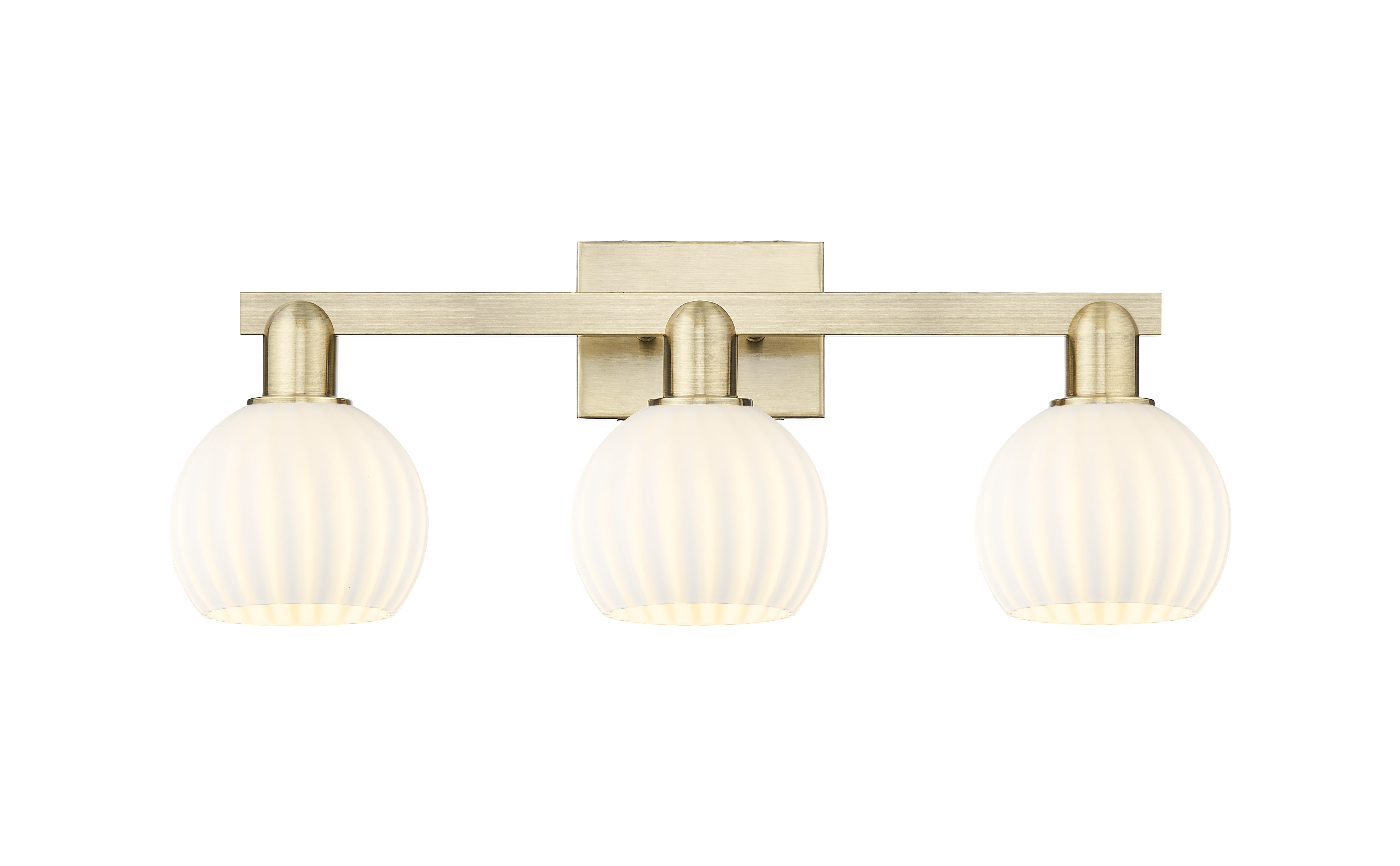 Arcadia Bath Vanity Light Cast Brass