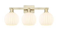 Arcadia Bath Vanity Light Cast Brass