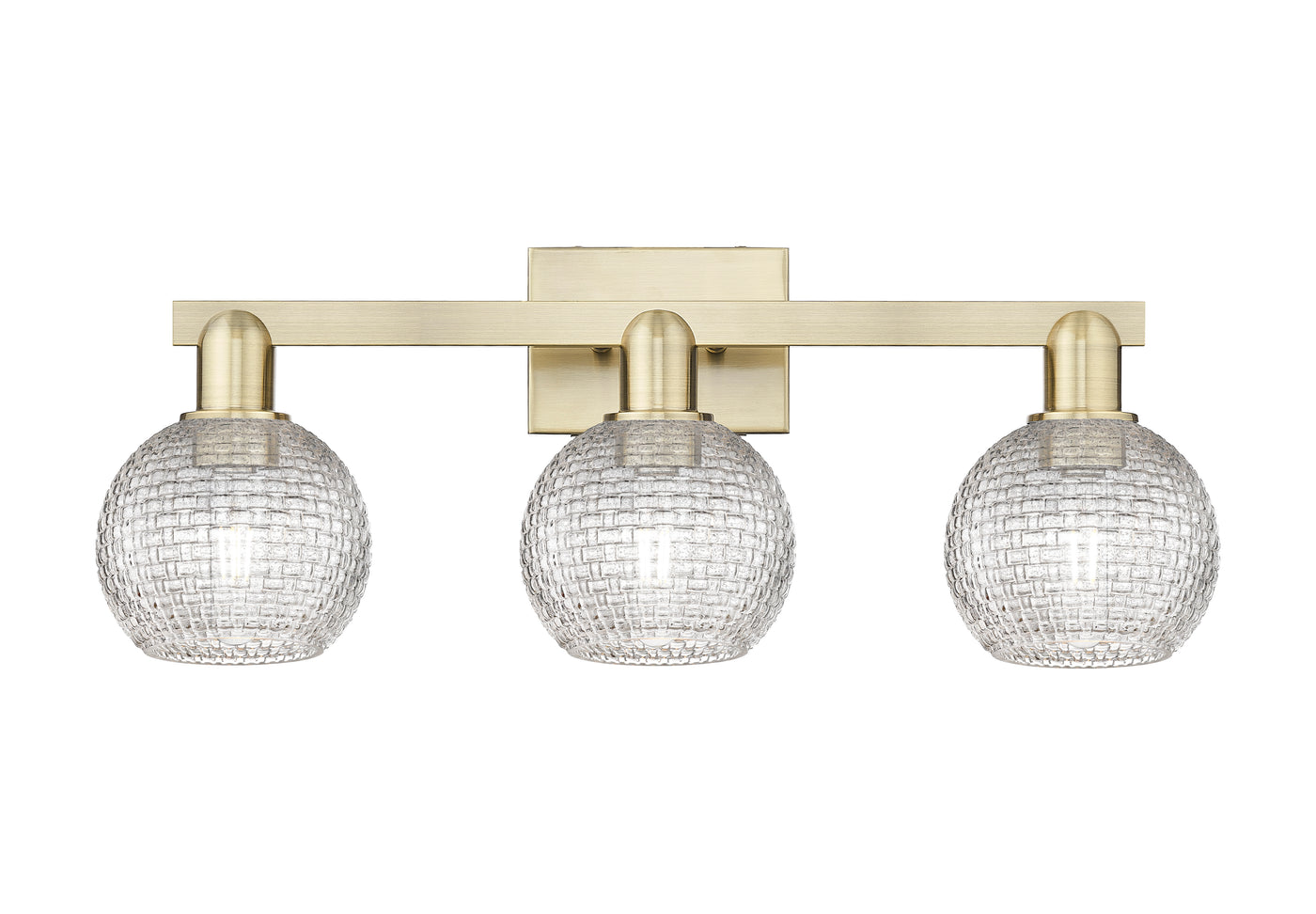 Arcadia Bath Vanity Light Cast Brass