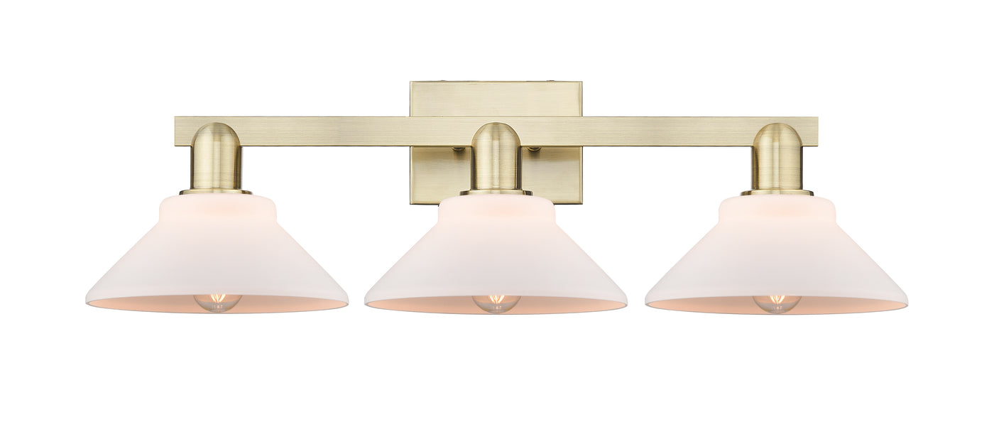 Arcadia Bath Vanity Light Cast Brass Steel