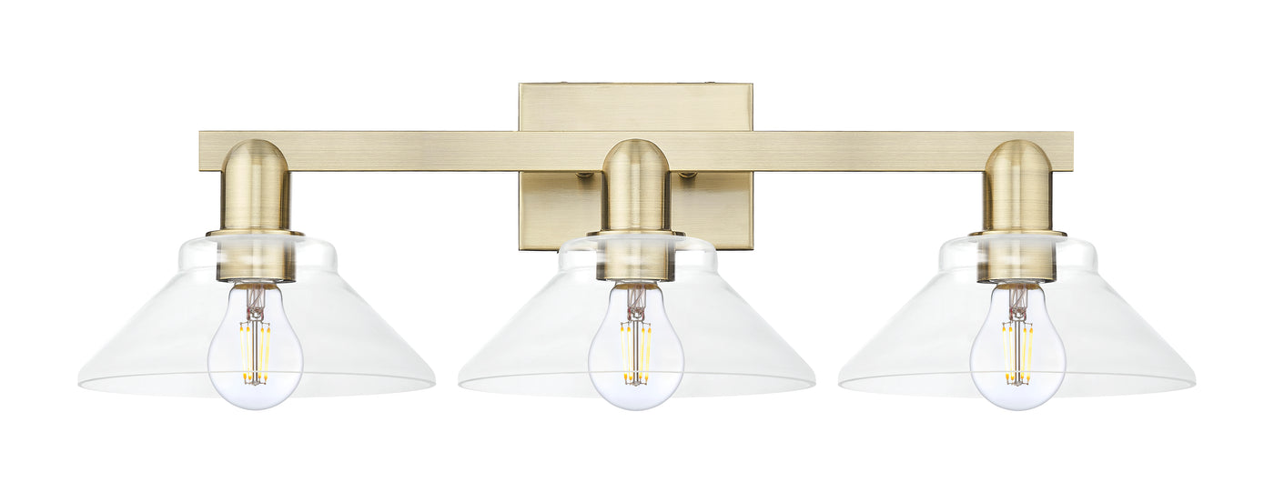 Arcadia Bath Vanity Light Cast Brass Steel