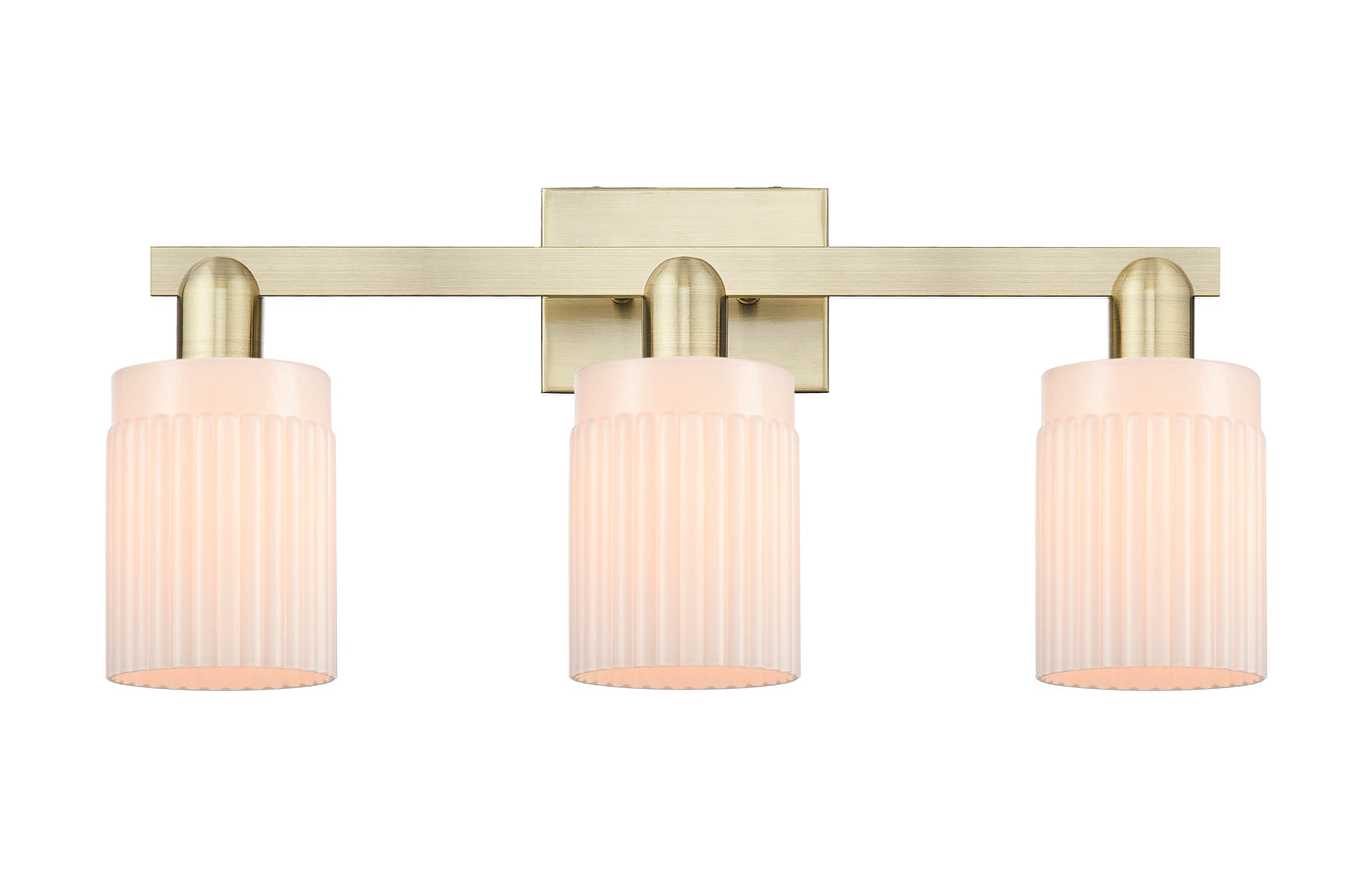 Arcadia Bath Vanity Light Cast Brass Dimmable